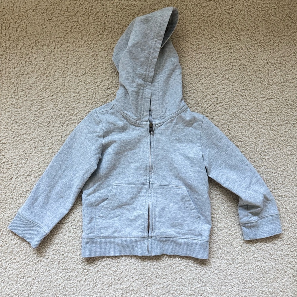 🌈 Primary Classic Zip Hoodie – Heather Gray 🐘